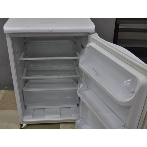 168 - HOTPOINT ICED DIAMOND UNDER COUNTER FRIDGE