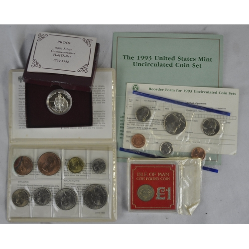 197 - SET OF ISLE OF MAN MILLENNIUM CROWNS, ROYAL MINT MILLENIUM COIN, 5 