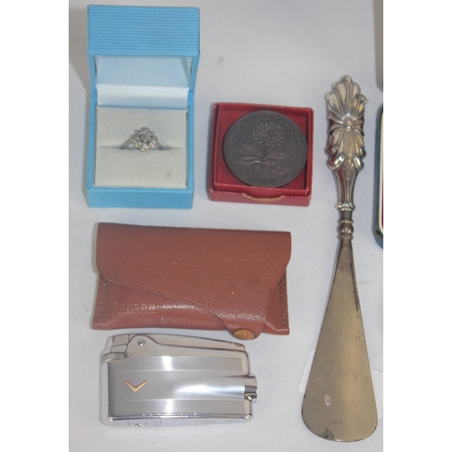 206 - MISCELLANEOUS - SILVER RING, COINS, ETC