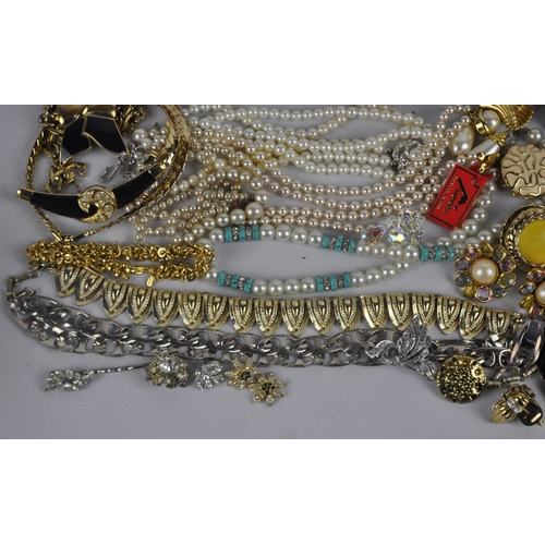 209 - CASE OF COSTUME JEWELLERY