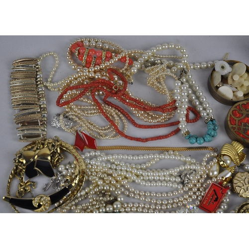 209 - CASE OF COSTUME JEWELLERY