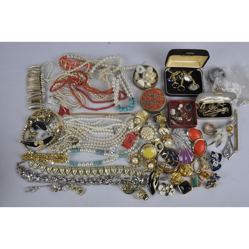 209 - CASE OF COSTUME JEWELLERY