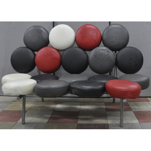 139 - GEORGE NELSON STYLE MARSHMALLOW SOFA (length 157, width 66 & height 100cm)