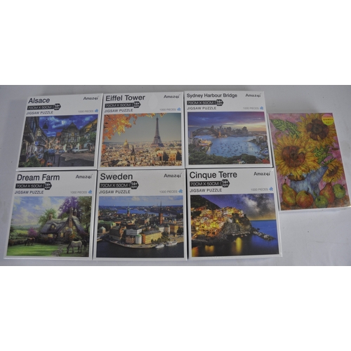 7 - 25 NEW JIGSAW PUZZLES - MIXED