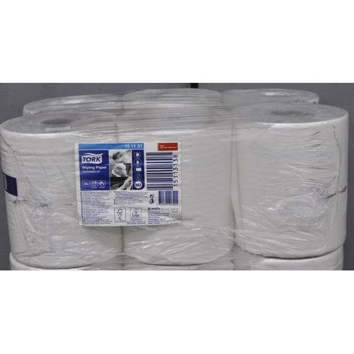 17 - 5 x 6 TORK CENTREFEED ROLL WIPING PAPER