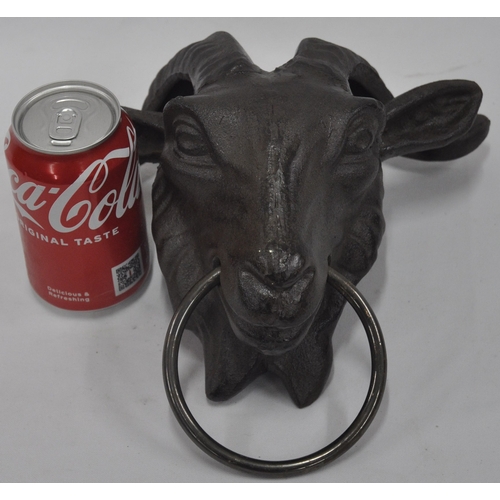 43 - GOAT HEAD WITH RING