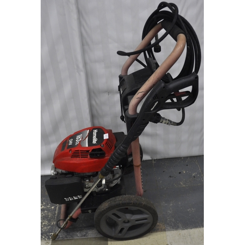 63 - HOMELITE 163cc, 172 BAR PETROL PRESSURE WASHER - ALL PETROL ITEMS SOLD AS SEEN