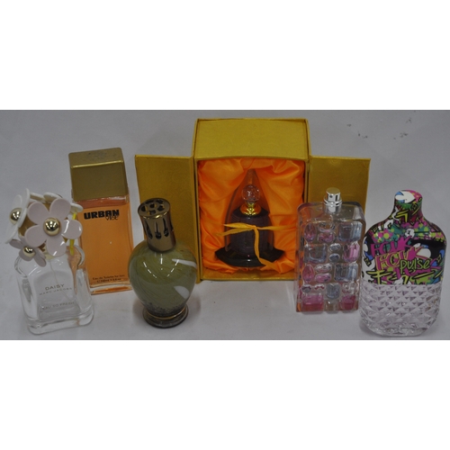 87 - VARIOUS USED PERFUME BOTTLES (PACO RABANNE, BRITNEY SPEARS, FRENCH CONNECTION, CALVIN KLEIN, ETC), L... 