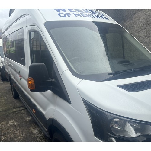 101 - FORD TRANSIT 350 TDCi 130 ECOBLUE RWD L3H2 LWB VAN - REGISTRATION NUMBER WV68 ZWM. THIS LOT IS HAMME... 