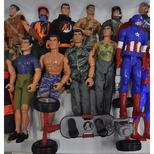 124 - VARIOUS ACTION MAN DOLLS