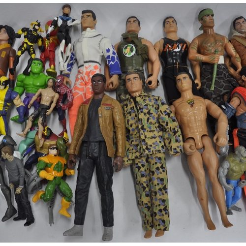 124 - VARIOUS ACTION MAN DOLLS