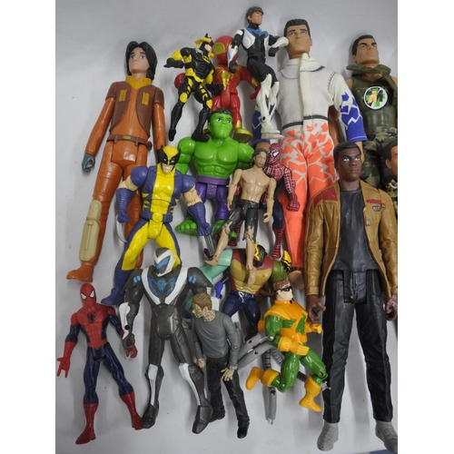 124 - VARIOUS ACTION MAN DOLLS