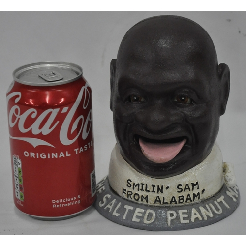 125 - SMILING SAM MECHANICAL MONEY BANK