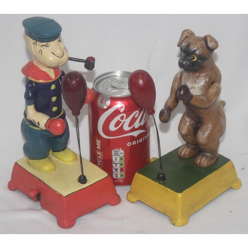 131 - POPEYE BOXING AND DOG BOXING FIGURES