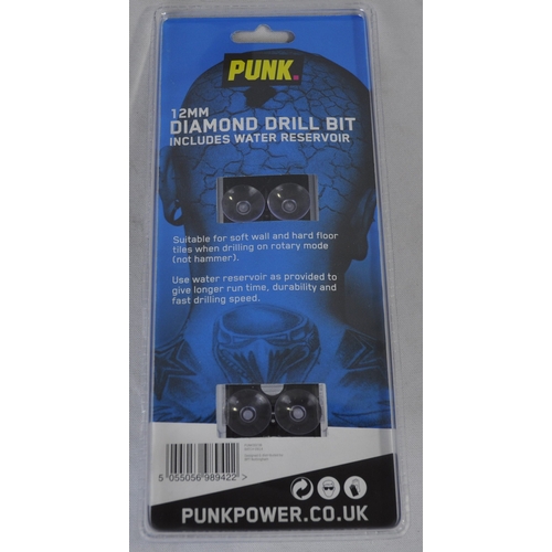 133 - 15 PUNK 12mm DIAMOND DRILL BITS