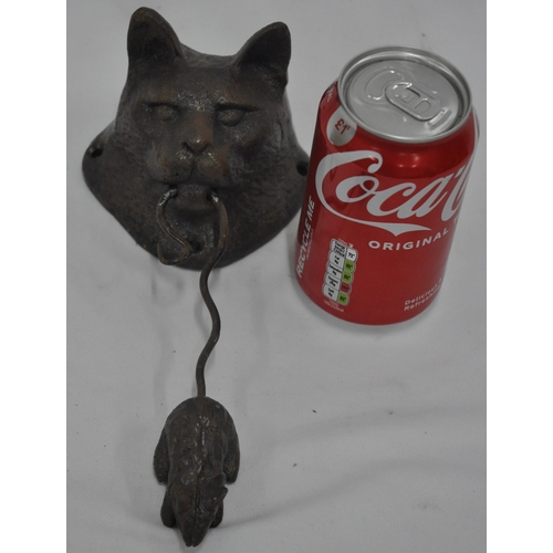 201 - CAT AND MOUSE DOOR KNOCKER