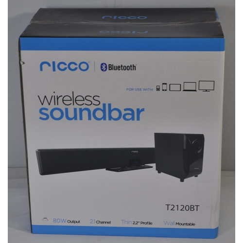 216 - 3 X NEW RICCO WIRELESS SUBWOOFER (FOR SOUNDBAR)