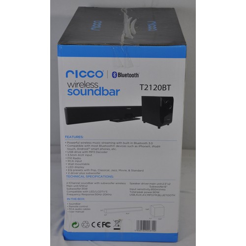 216 - 3 X NEW RICCO WIRELESS SUBWOOFER (FOR SOUNDBAR)