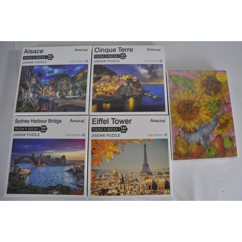 220 - 25 NEW JIGSAW PUZZLES - MIXED