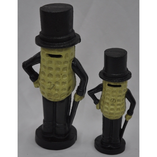 298 - 2 REPRODUCTION MR PEANUT MONEY BANKS