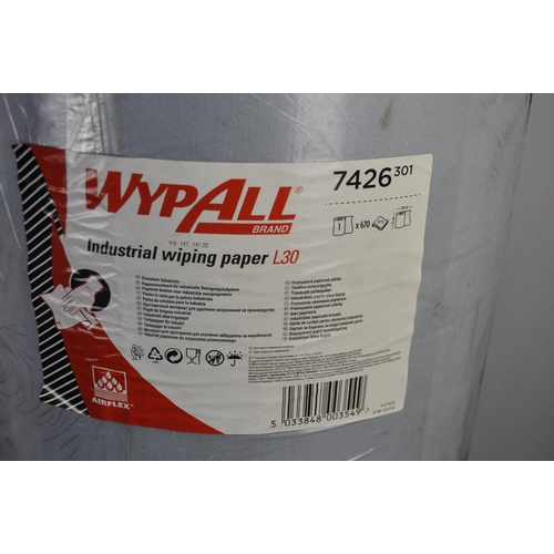 330 - 4 ROLLS WYPALL INDUSTRIAL WIPING PAPER