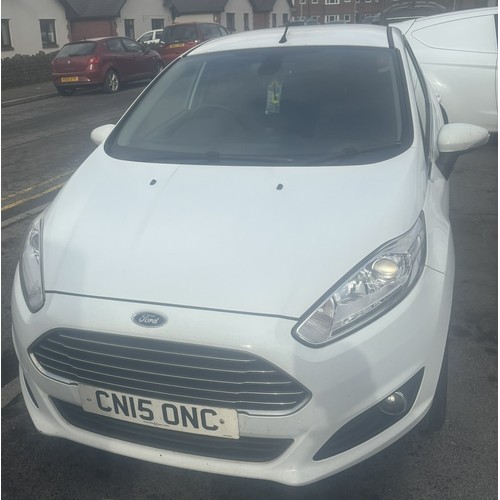 101A - FORD FIESTA TITANIUM TDCi 75  - REGISTRATION NUMBER CN15 ONC

1499cc
WHITE
DIESEL
MANUAL
HATCHBACK
F... 