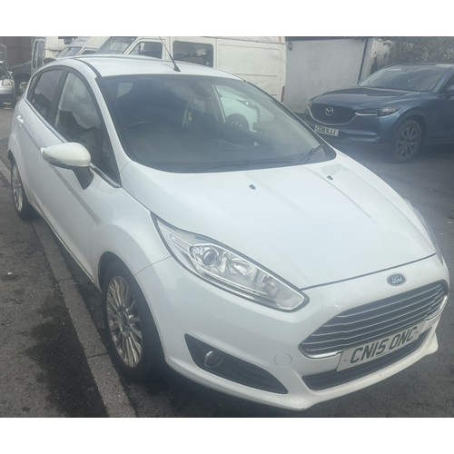 101A - FORD FIESTA TITANIUM TDCi 75  - REGISTRATION NUMBER CN15 ONC

1499cc
WHITE
DIESEL
MANUAL
HATCHBACK
F... 