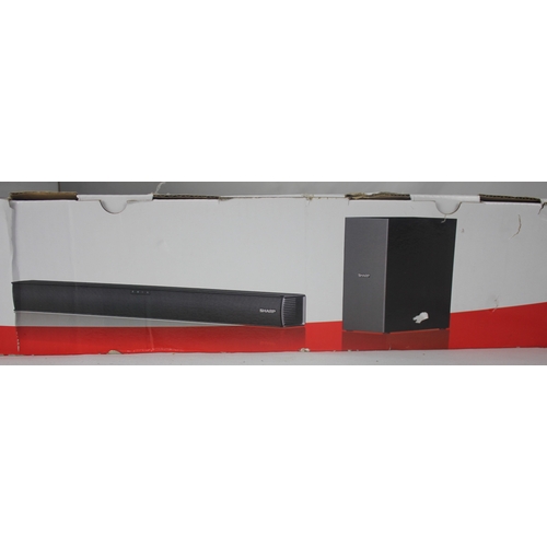 27 - SHARP 2.1 SLIM SOUNDBAR SYSTEM WITH WIRELESS SUBWOOFER