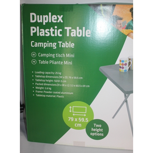 115 - 2 KAMPA DUPLEX CAMPING TABLES