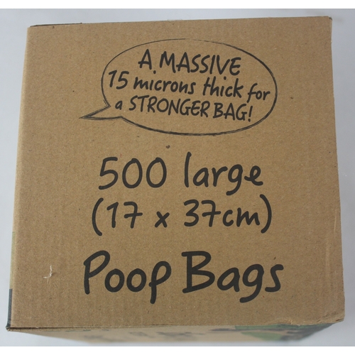 147 - 4 BOXES OF PIPPA AND MAX'S LARGE SIZE POOP BAGS 500 PER BOX