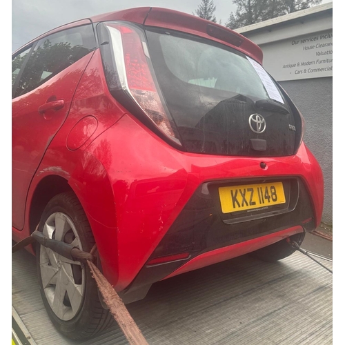 102 - WITHDRAWN - TOYOTA AYGO VVTI X-PLAY - REGISTRATION NUMBER KXZ1 148

RED
PETROL
1000cc
MANUAL
5 DOOR ... 