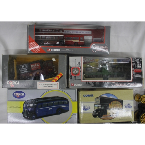 167 - BOX OF CORGI DIE CAST SCALE MODEL VEHICLES