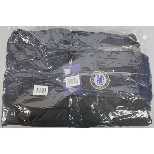 201 - 4 NEW CHELSEA FC PADDED JACKETS SIZE XL