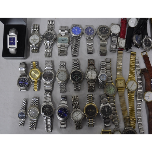 21 - TIN OF WATCHES - NOT TESTED