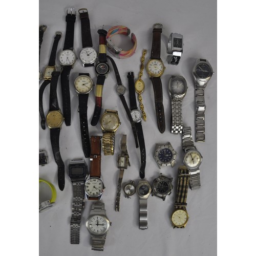 54 - BOX OF WATCHES - NOT TESTED