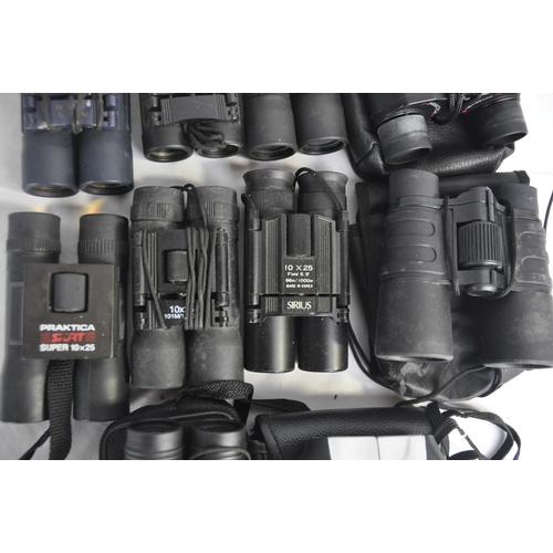 56 - 10 PAIR OF BINOCULARS