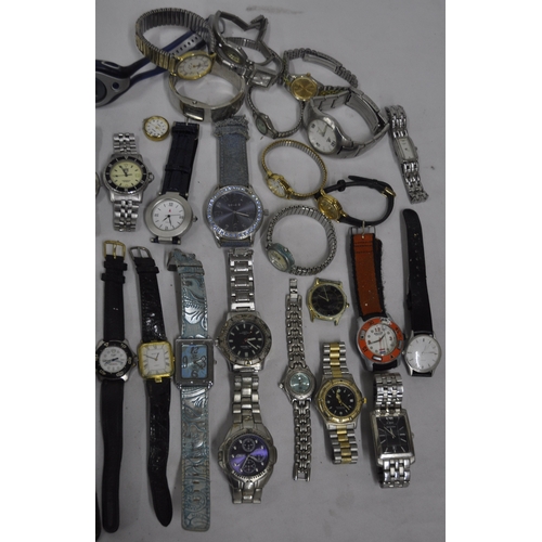 68 - TIN OF WATCHES - NOT TESTED