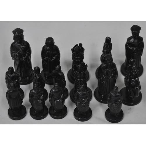 71 - TRAVEL CHESS SET AND VARIOUS PIECES