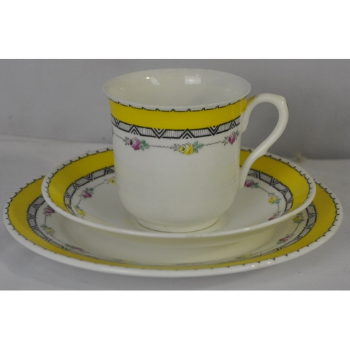 83 - SHELLEY 12 PLACE SETTING TEA SET c1910