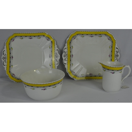 83 - SHELLEY 12 PLACE SETTING TEA SET c1910