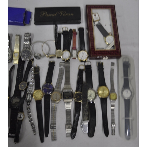 119 - BOX OF WATCHES - NOT TESTED