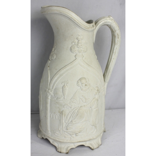 124 - VARIOUS JUGS INCLUDING T&R BOOTE AND  CHARACTER JUGS