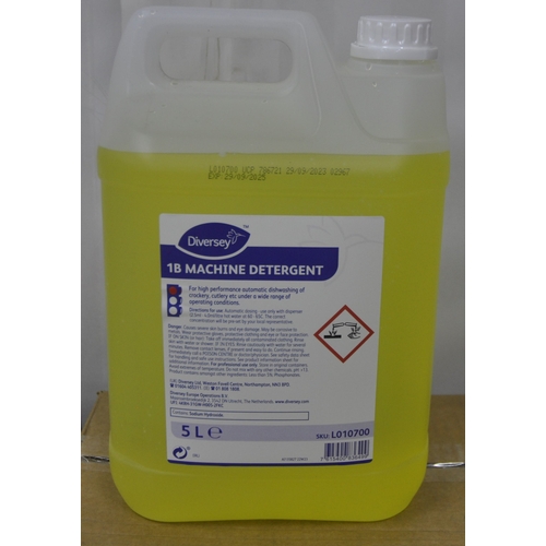 29 - 6 x 5L DIVERSEY 1B DISH WASHER DETERGENT