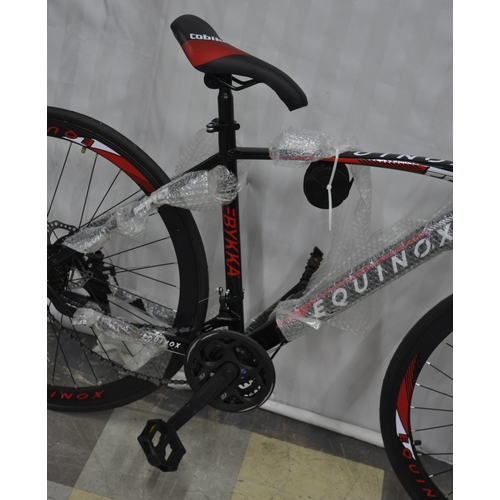 73 - EQUINOX BYKKA 21 SPEED DROP HANDLE ROAD BIKE WITH DISC BRAKES 19