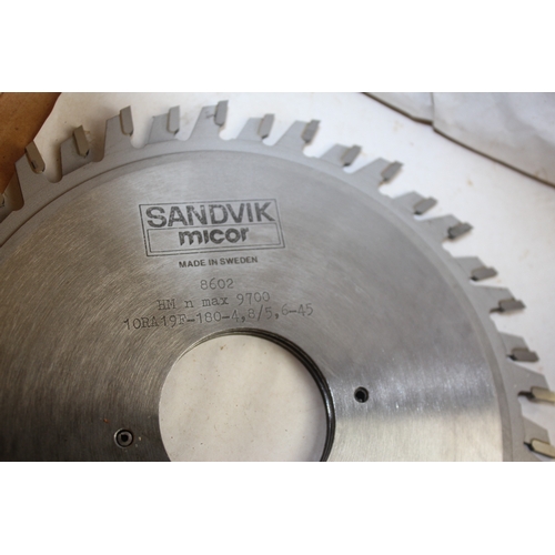 82 - 10 SANDVIK CIRCULAR SAW BLADES