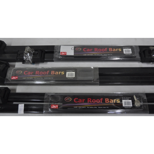 111 - 3 SETS OF CAR ROOF BARS