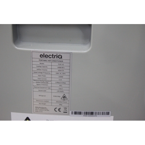 10 - ELECTRIQ PORTABLE AIR CONDITIONING UNIT