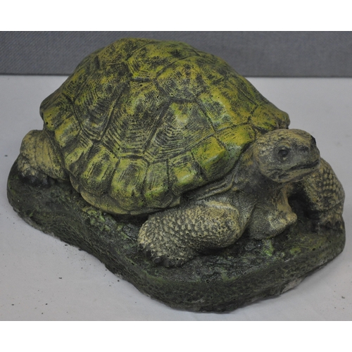 36 - TORTOISE GARDEN ORNAMENT - PAINTED