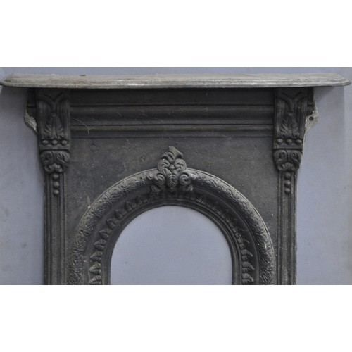 79 - VICTORIAN CAST IRON FIREPLACE