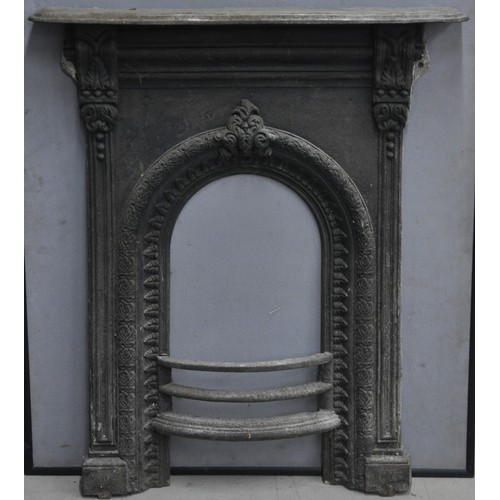 79 - VICTORIAN CAST IRON FIREPLACE